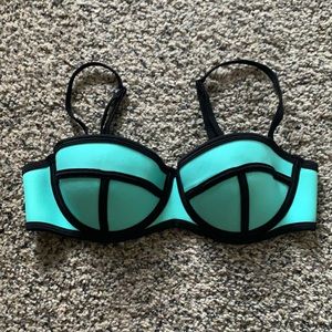 Triangl blue Bikini top size small